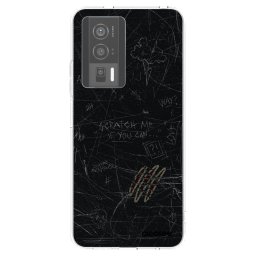 Átlátszó szilikon tok az alábbi mobiltelefonokra Xiaomi Poco F5 Pro 5G - SCRATCH