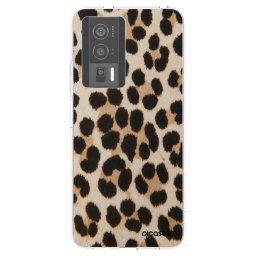 Átlátszó szilikon tok az alábbi mobiltelefonokra Xiaomi Poco F5 Pro 5G - Brown Tiger