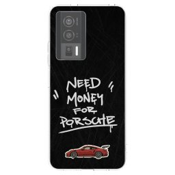 Átlátszó szilikon tok az alábbi mobiltelefonokra Xiaomi Poco F5 Pro 5G - Dark Racer