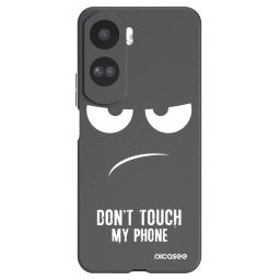 Fekete szilikon tok az alábbi mobiltelefonokra Honor 90 Lite 5G - Don't Touch My Phone