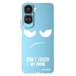 Átlátszó szilikon tok az alábbi mobiltelefonokra Honor 90 Lite 5G - Don't Touch My Phone