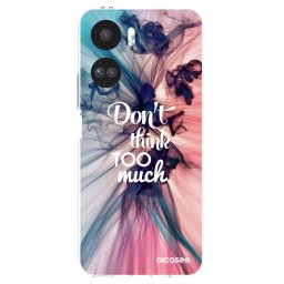 Átlátszó szilikon tok az alábbi mobiltelefonokra Honor 90 Lite 5G - Don't think TOO much