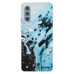 Átlátszó szilikon tok az alábbi mobiltelefonokra Motorola Moto G62 - Organic blue