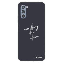 Átlátszó szilikon tok az alábbi mobiltelefonokra Motorola Moto G62 - Everything is a choice