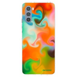 Átlátszó szilikon tok az alábbi mobiltelefonokra Motorola Moto G62 - Juice