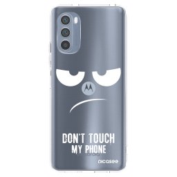 Átlátszó szilikon tok az alábbi mobiltelefonokra Motorola Moto G62 - Don't Touch My Phone
