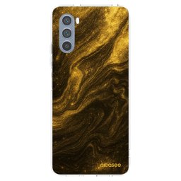 Átlátszó szilikon tok az alábbi mobiltelefonokra Motorola Moto G62 - Black
