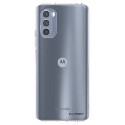 Átlátszó szilikon tok az alábbi mobiltelefonokra Motorola Moto G62 - Clear