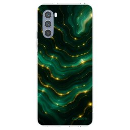Átlátszó szilikon tok az alábbi mobiltelefonokra Motorola Moto G62 - Emerald