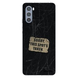 Átlátszó szilikon tok az alábbi mobiltelefonokra Motorola Moto G62 - SORRY