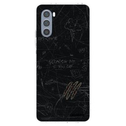Átlátszó szilikon tok az alábbi mobiltelefonokra Motorola Moto G62 - SCRATCH