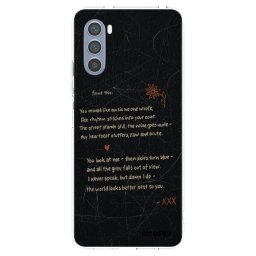 Átlátszó szilikon tok az alábbi mobiltelefonokra Motorola Moto G62 - POET
