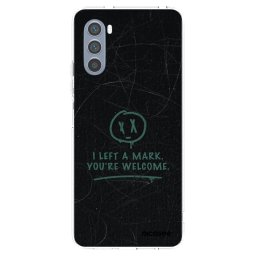Átlátszó szilikon tok az alábbi mobiltelefonokra Motorola Moto G62 - LEFT A MARK