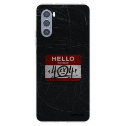 Átlátszó szilikon tok az alábbi mobiltelefonokra Motorola Moto G62 - HELLO 404