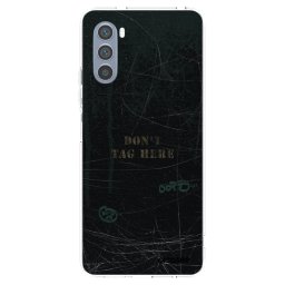 Átlátszó szilikon tok az alábbi mobiltelefonokra Motorola Moto G62 - DON´T TAG