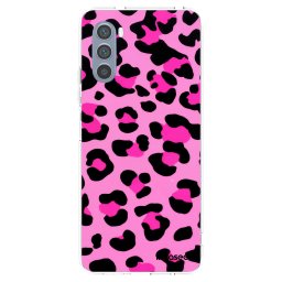Átlátszó szilikon tok az alábbi mobiltelefonokra Motorola Moto G62 - Pink Tiger