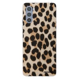 Átlátszó szilikon tok az alábbi mobiltelefonokra Motorola Moto G62 - Brown Tiger