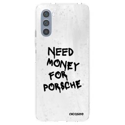 Átlátszó szilikon tok az alábbi mobiltelefonokra Motorola Moto G62 - White Dollar