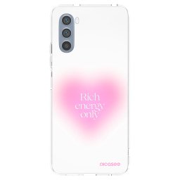 Átlátszó szilikon tok az alábbi mobiltelefonokra Motorola Moto G62 - Rich Energy