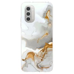 Átlátszó szilikon tok az alábbi mobiltelefonokra Motorola Moto G51 - Her