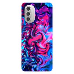 Átlátszó szilikon tok az alábbi mobiltelefonokra Motorola Moto G51 - Redlight