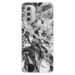 Átlátszó szilikon tok az alábbi mobiltelefonokra Motorola Moto G51 - Chrome