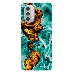 Átlátszó szilikon tok az alábbi mobiltelefonokra Motorola Moto G51 - Goldsky
