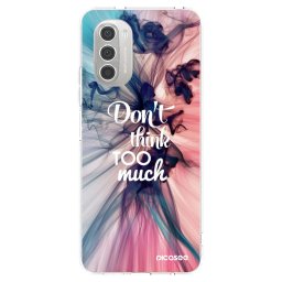 Átlátszó szilikon tok az alábbi mobiltelefonokra Motorola Moto G51 - Don't think TOO much
