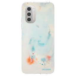 Átlátszó szilikon tok az alábbi mobiltelefonokra Motorola Moto G51 - Splash