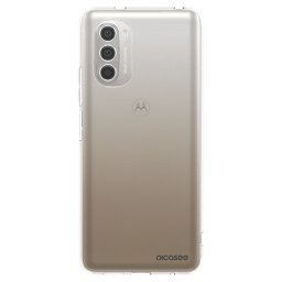 Átlátszó szilikon tok az alábbi mobiltelefonokra Motorola Moto G51 - Clear