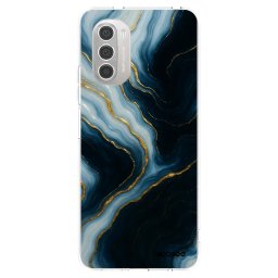 Átlátszó szilikon tok az alábbi mobiltelefonokra Motorola Moto G51 - Luna