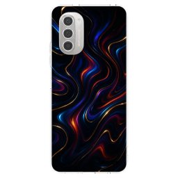 Átlátszó szilikon tok az alábbi mobiltelefonokra Motorola Moto G51 - Noir