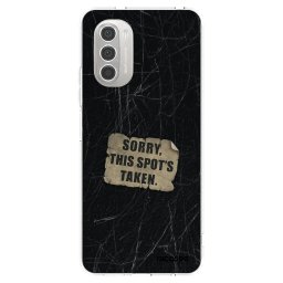 Átlátszó szilikon tok az alábbi mobiltelefonokra Motorola Moto G51 - SORRY