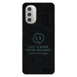 Átlátszó szilikon tok az alábbi mobiltelefonokra Motorola Moto G51 - LEFT A MARK