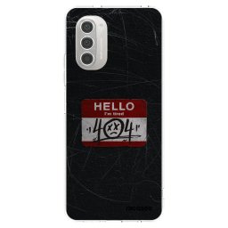 Átlátszó szilikon tok az alábbi mobiltelefonokra Motorola Moto G51 - HELLO 404