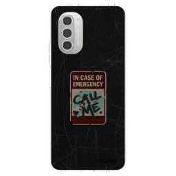 Átlátszó szilikon tok az alábbi mobiltelefonokra Motorola Moto G51 - EMERGENCY
