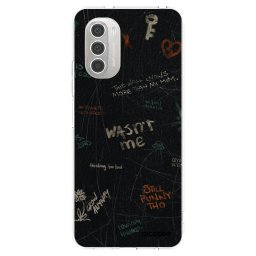 Átlátszó szilikon tok az alábbi mobiltelefonokra Motorola Moto G51 - CONFESSION