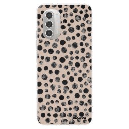Átlátszó szilikon tok az alábbi mobiltelefonokra Motorola Moto G51 - Dots