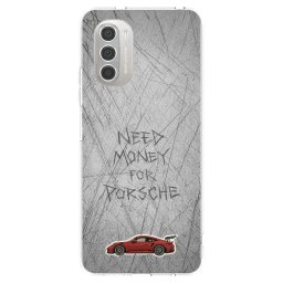 Átlátszó szilikon tok az alábbi mobiltelefonokra Motorola Moto G51 - Garage Scratch