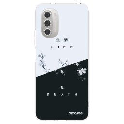 Átlátszó szilikon tok az alábbi mobiltelefonokra Motorola Moto G51 - Life - Death