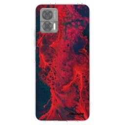 Átlátszó szilikon tok az alábbi mobiltelefonokra Motorola Edge 30 Neo - Organic red