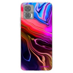 Átlátszó szilikon tok az alábbi mobiltelefonokra Motorola Edge 30 Neo - Electric