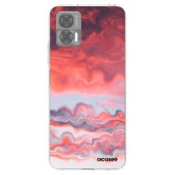 Átlátszó szilikon tok az alábbi mobiltelefonokra Motorola Edge 30 Neo - Sunset
