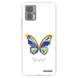 Átlátszó szilikon tok az alábbi mobiltelefonokra Motorola Edge 30 Neo - Diamanty White