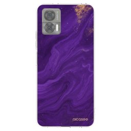 Átlátszó szilikon tok az alábbi mobiltelefonokra Motorola Edge 30 Neo - Purple