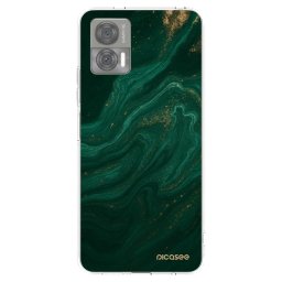 Átlátszó szilikon tok az alábbi mobiltelefonokra Motorola Edge 30 Neo - Green