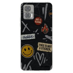 Átlátszó szilikon tok az alábbi mobiltelefonokra Motorola Edge 30 Neo - STICKERS x TAGS
