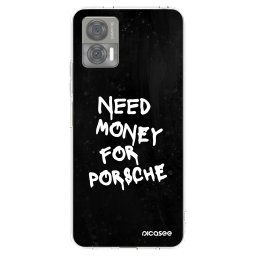 Átlátszó szilikon tok az alábbi mobiltelefonokra Motorola Edge 30 Neo - Black Dollar