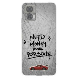 Átlátszó szilikon tok az alábbi mobiltelefonokra Motorola Edge 30 Neo - Grey Drift