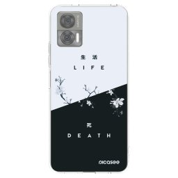 Átlátszó szilikon tok az alábbi mobiltelefonokra Motorola Edge 30 Neo - Life - Death